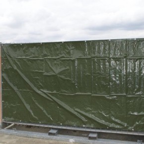 20x Construction Fence Tarpaulin 12325 (140g/m²) 1,76 x 3,41 Meter White